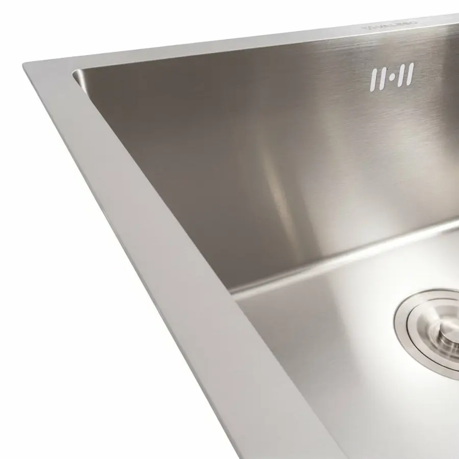 Кухонная мойка нержавейка 58*43 VALESO Handmade монтаж под столешницу (3.0/0.8)