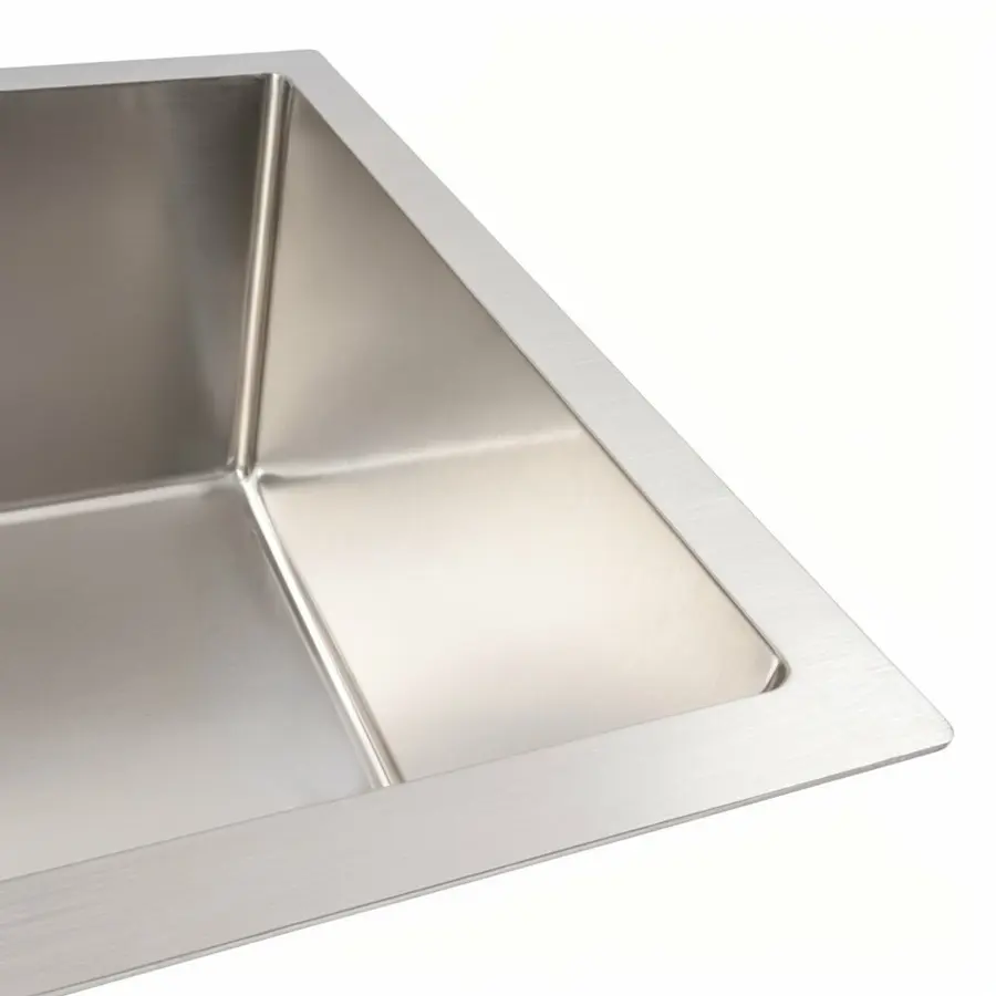 Кухонная мойка нержавейка 58*43 VALESO Handmade монтаж под столешницу (3.0/0.8)