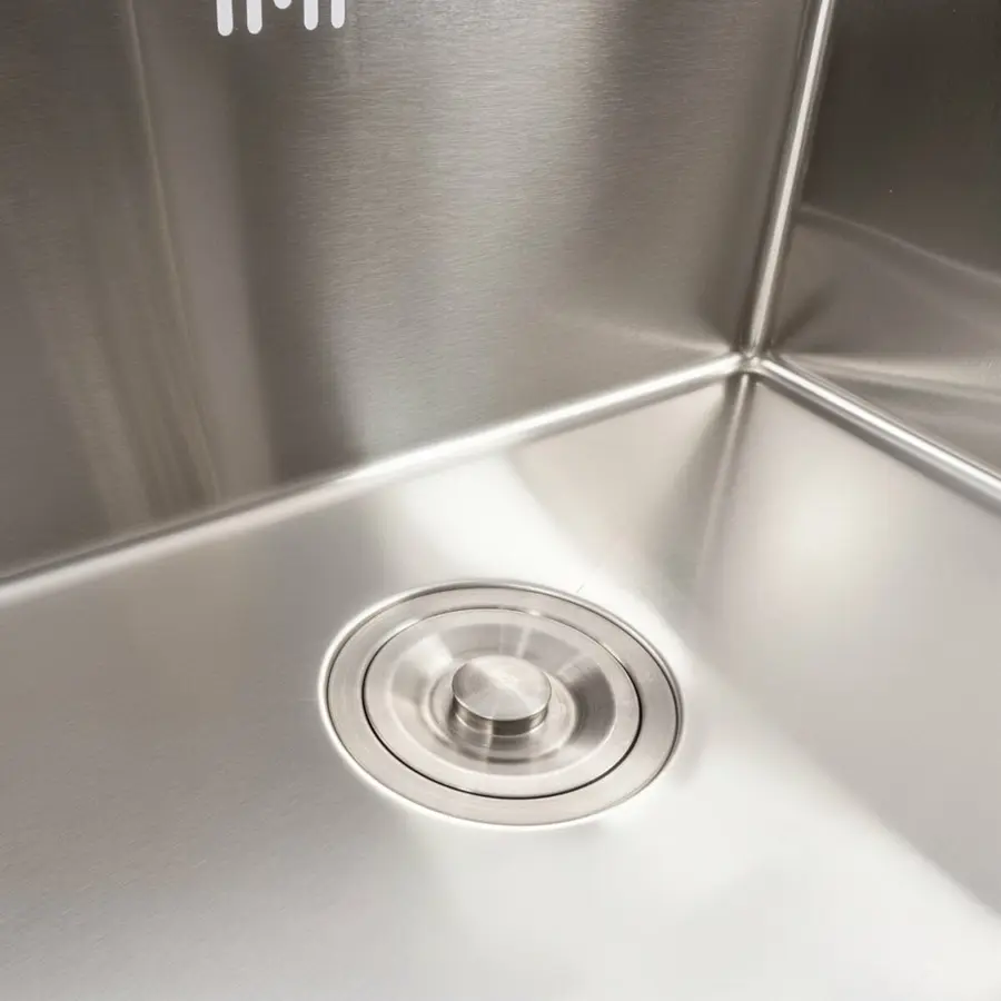 Кухонная мойка нержавейка 58*43 VALESO Handmade монтаж под столешницу (3.0/0.8)