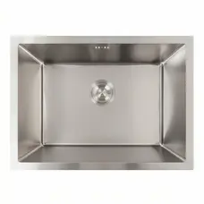 Кухонна мийка нержавійка 58*43 VALESO Handmade монтаж під стільницю (3.0/0.8)