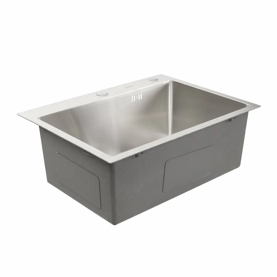 Кухонная мойка VALESO Handmade 600х450х220 (толщина 3,0/1,5 мм + дозатор в комплекте)