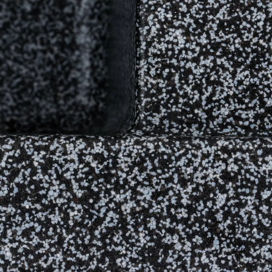 Гранітна мийка для кухні VALESO LOTOS 6550 матова Графіт