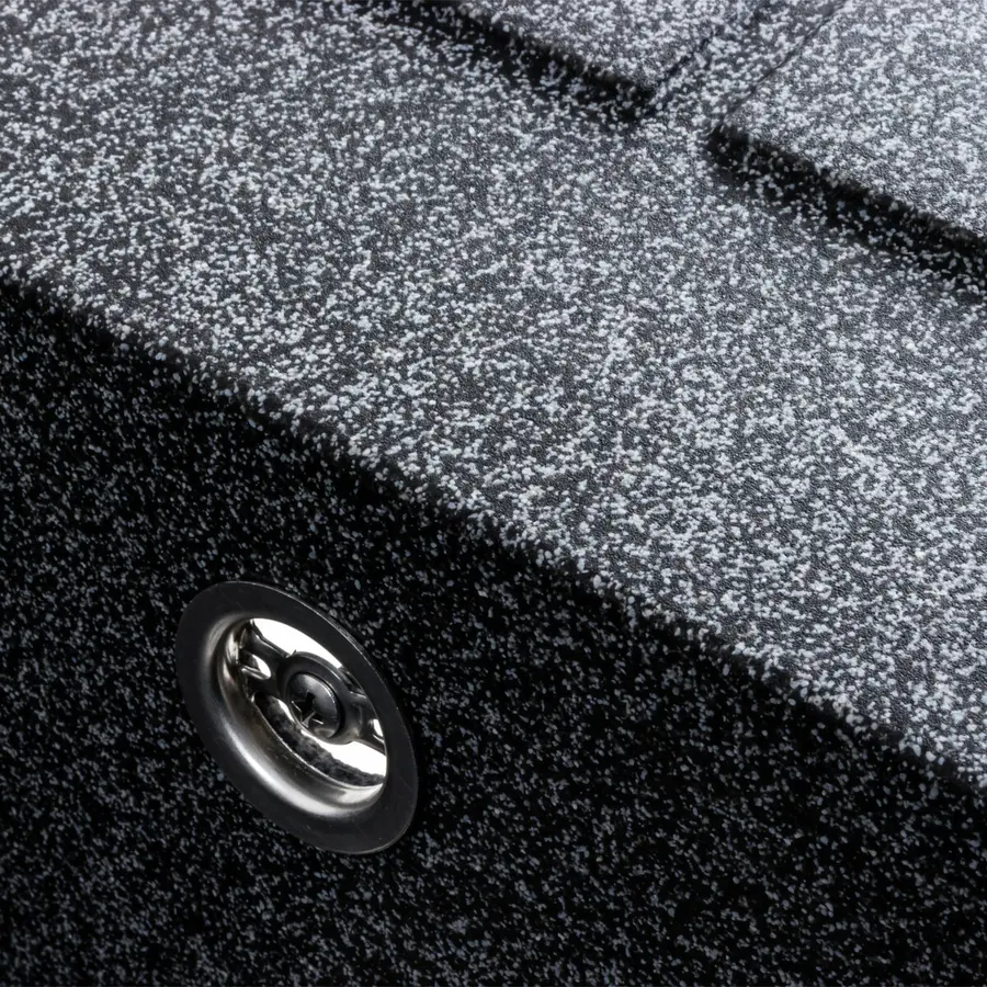 Гранітна мийка для кухні VALESO LOTOS 6550 матова Графіт