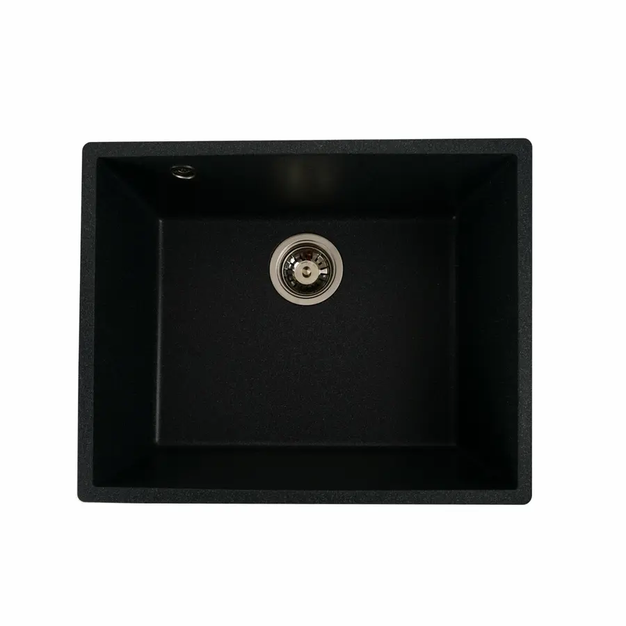 Гранитная мойка для кухни VALESO OASIS 5444 матовая Антрацит