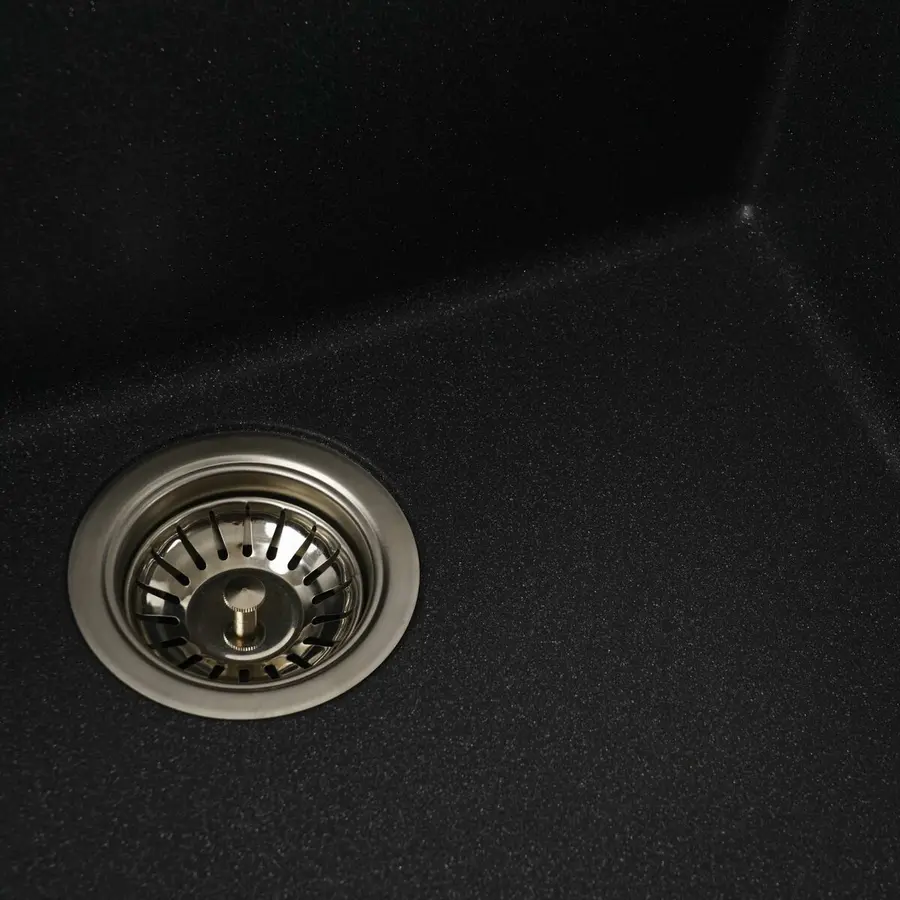 Гранитная мойка для кухни VALESO OASIS 5444 матовая Антрацит