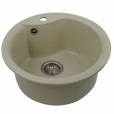 Гранитная мойка для кухни VALESO TURAS 480 матовая Песок