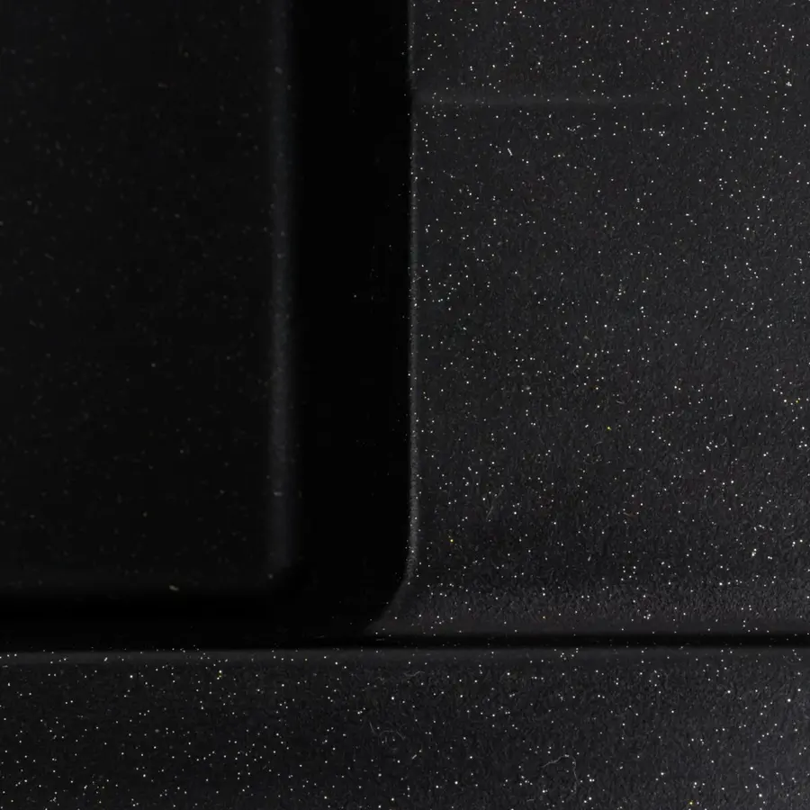 Гранитная мойка для кухни VALESO DIAMOND 8650 матовая Черный металлик