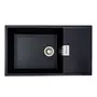 Гранитная мойка для кухни VALESO DIAMOND 8650 матовая Черный металлик