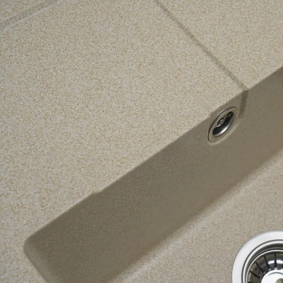 Гранітна мийка для кухні VALESO ARIA 5851 матова Сафарі