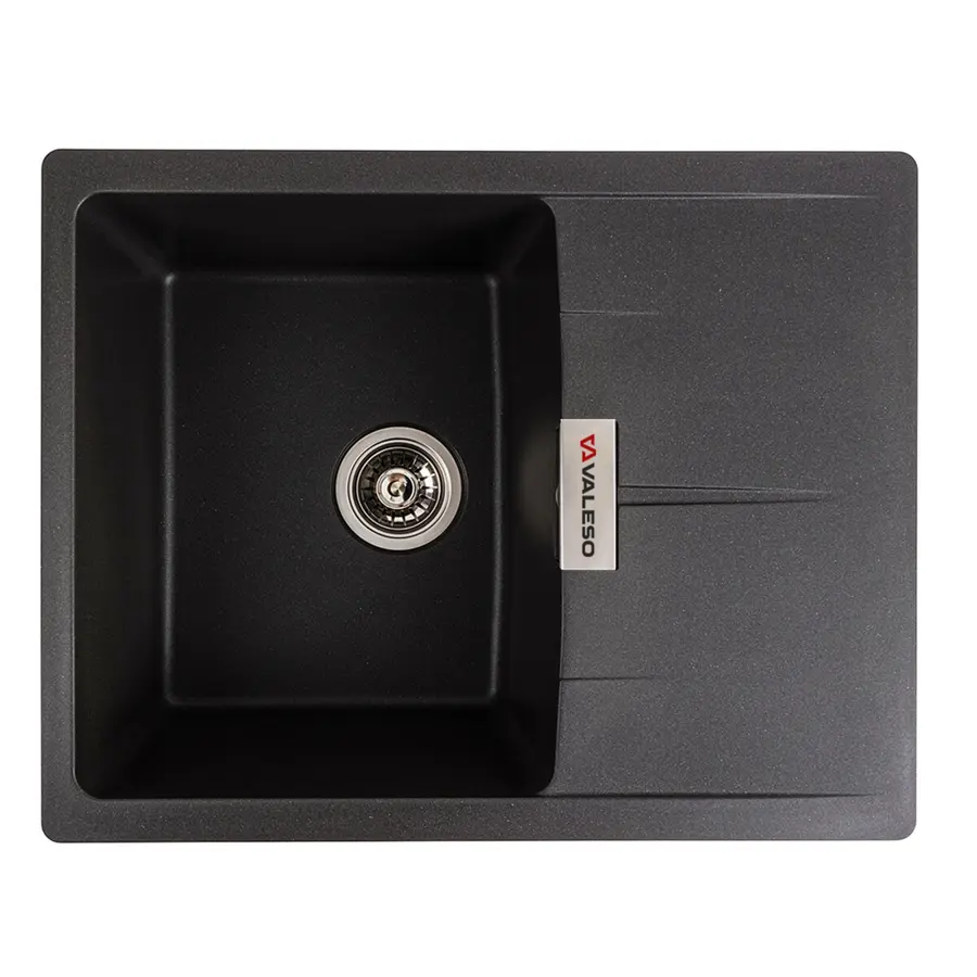 Гранитная мойка для кухни VALESO ZIRKONE 6250 матовая Морион