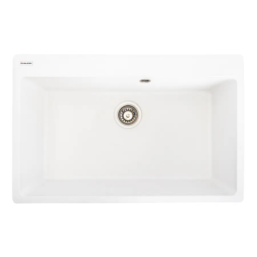 Гранітна мийка для кухні VALESO BOGEMA 7850 матова Білосніжна