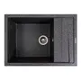 Гранітна мийка для кухні VALESO CASCADA 7050 матова Графіт