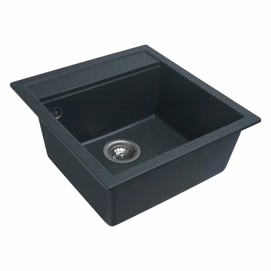 Гранітна мийка для кухні VALESO FIESTA 5149 матова Антрацит