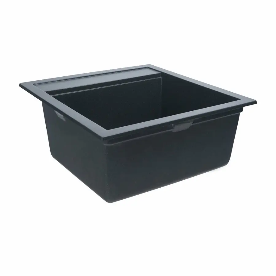 Гранітна мийка для кухні VALESO FIESTA 5149 матова Антрацит