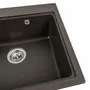 Гранитная мойка для кухни VALESO VESTA 5852 матовая Темная Скала
