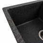 Гранитная мойка для кухни VALESO 6250 ZIRKONE матовый Графит