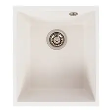 Гранитная мойка для кухни VALESO ROXY 3744 матовая Белоснежная