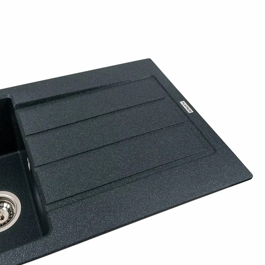 Гранитная мойка для кухни VALESO SOLID 7843 матовая Антрацит