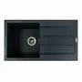 Гранитная мойка для кухни VALESO SOLID 7843 матовая Антрацит