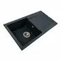 Гранитная мойка для кухни VALESO SOLID 7843 матовая Антрацит