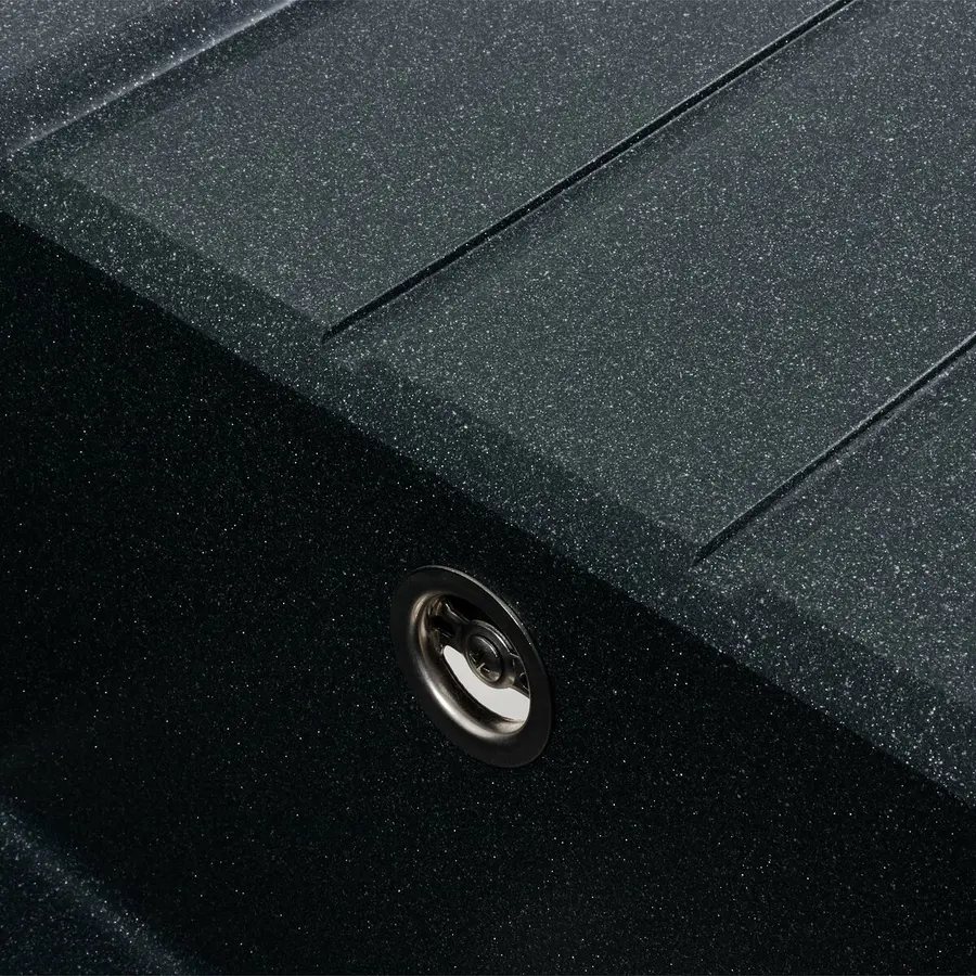 Гранитная мойка для кухни VALESO SOLID 7843 матовая Антрацит