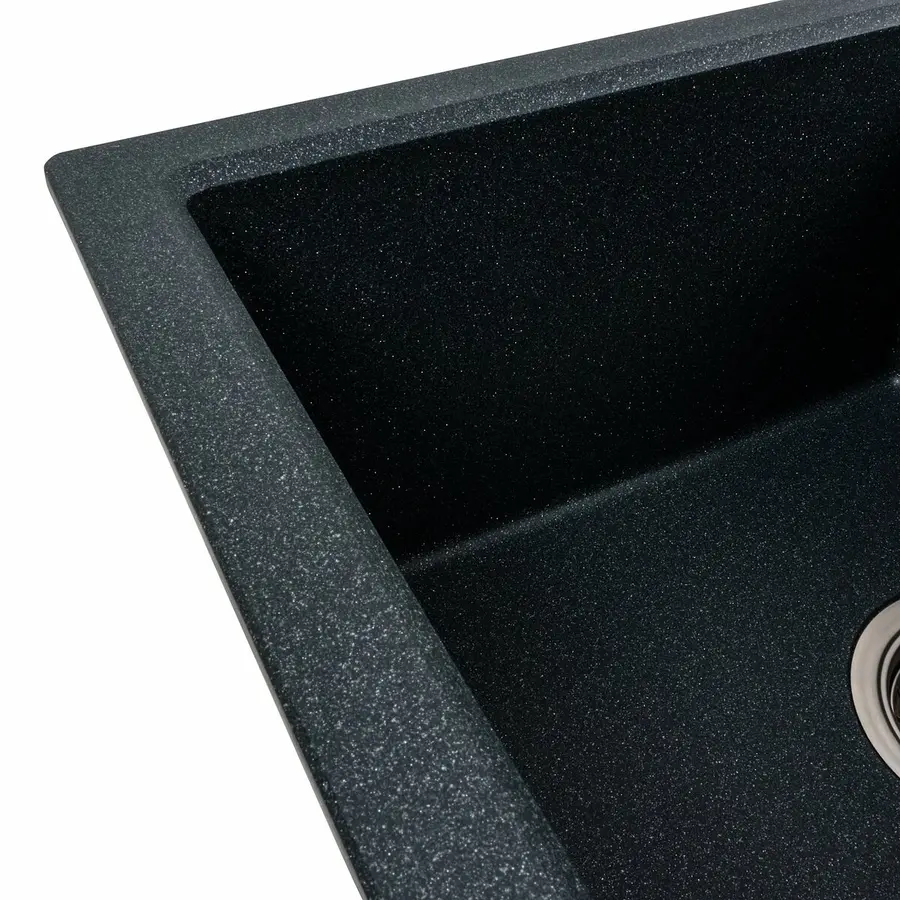 Гранитная мойка для кухни VALESO SOLID 7843 матовая Антрацит