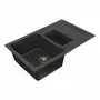 Гранітна мийка для кухні VALESO TOSKANA 7850W матова Графіт