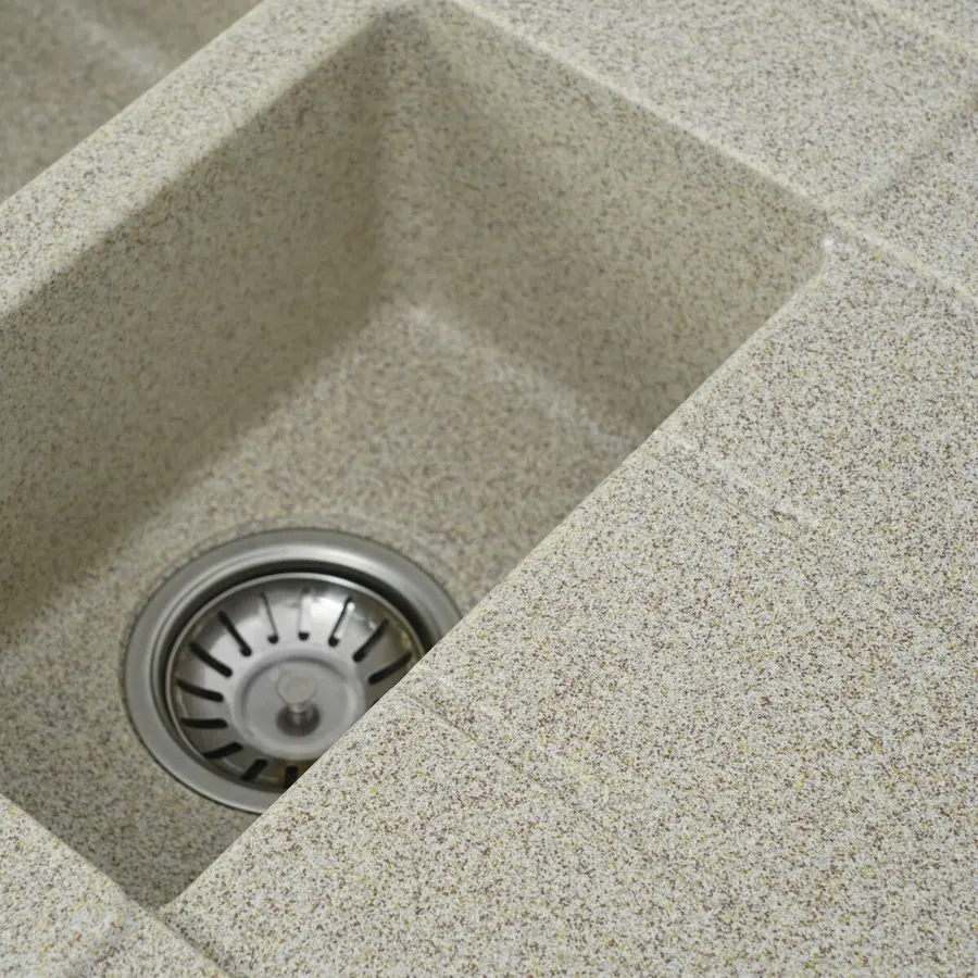 Гранитная мойка для кухни VALESO TOSKANA 7850W матовая Карамель