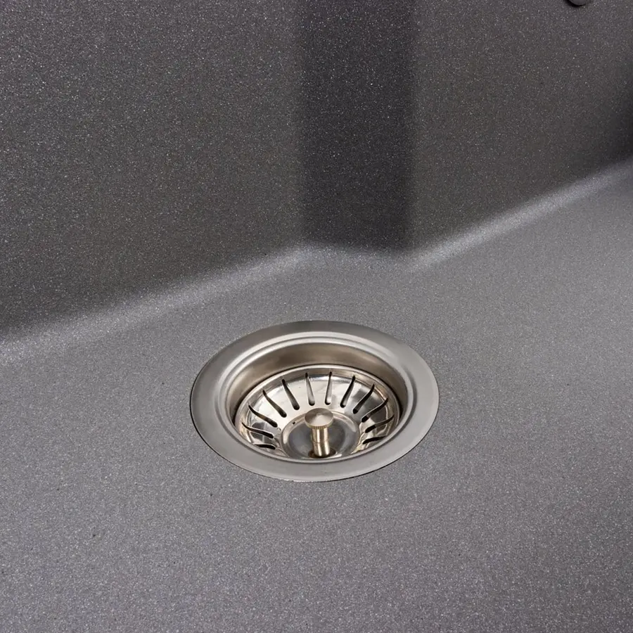 Гранитная мойка для кухни VALESO NIKA 7545 матовая Серый муссон