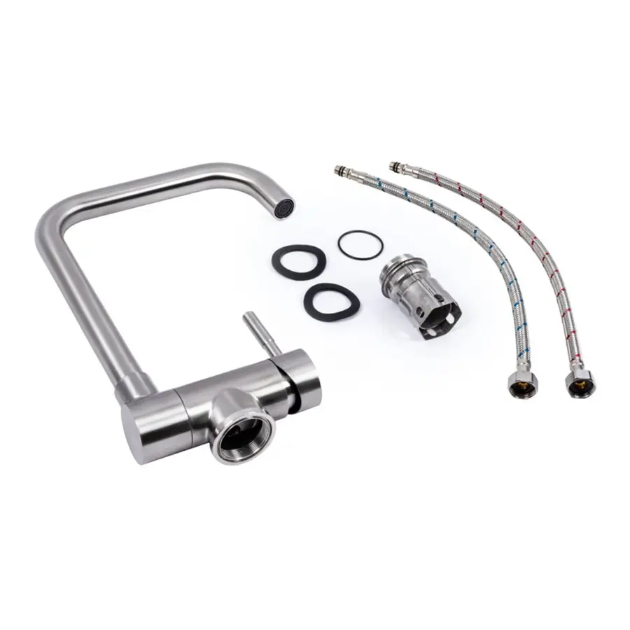 Змішувач складний нержавіючий Valeso