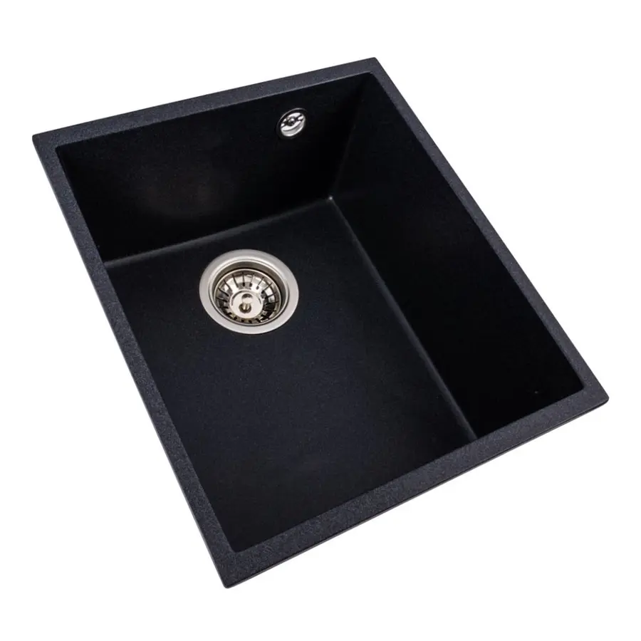 Гранитная мойка для кухни VALESO ROXY 3744 матовая Карбон