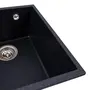 Гранитная мойка для кухни VALESO ROXY 3744 матовая Карбон
