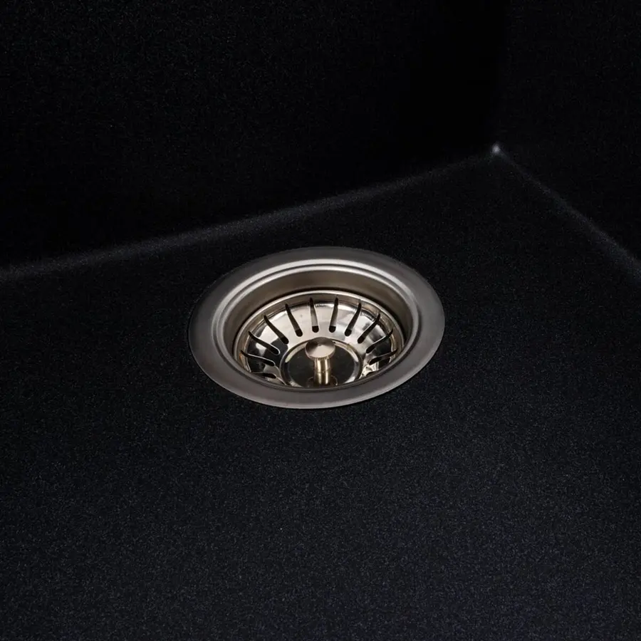 Гранитная мойка для кухни VALESO ROXY 3744 матовая Карбон