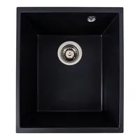 Гранітна мийка для кухні VALESO ROXY 3744 матова Карбон