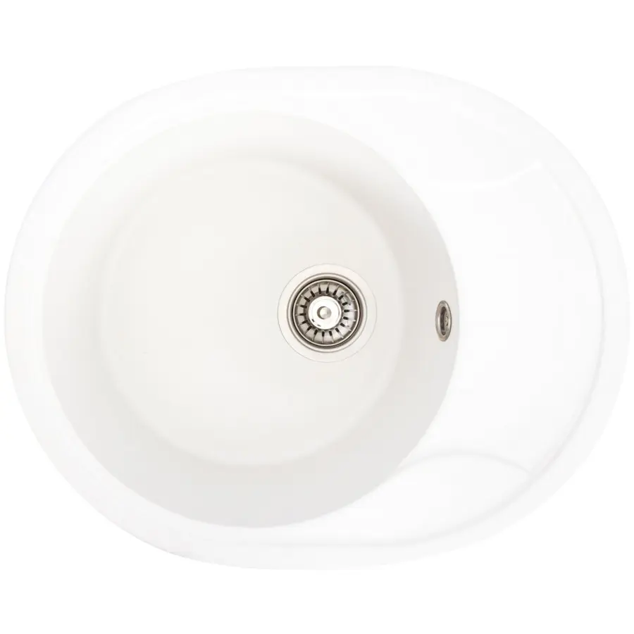 Гранитная мойка для кухни VALESO ONYX 5847 матовая Белоснежная