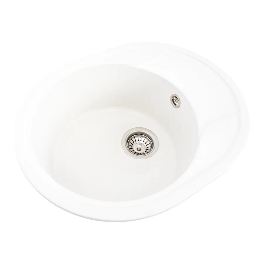 Гранитная мойка для кухни VALESO ONYX 5847 матовая Белоснежная