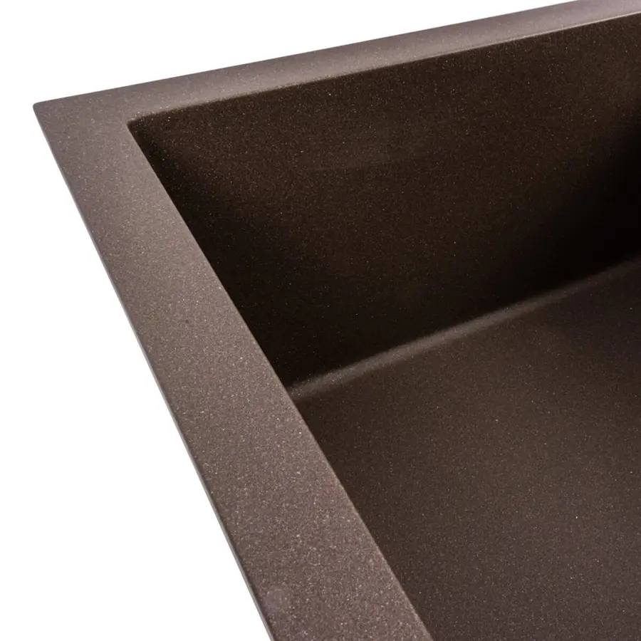 Гранитная мойка для кухни VALESO SOLID 7843 матовая Темная Скала