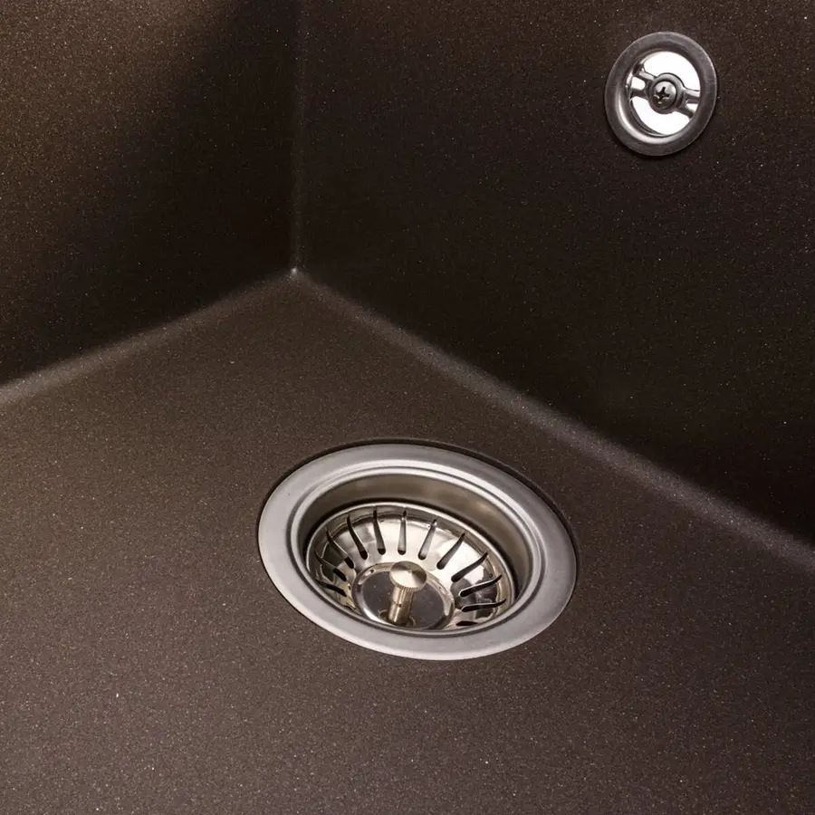 Гранитная мойка для кухни VALESO SOLID 7843 матовая Темная Скала