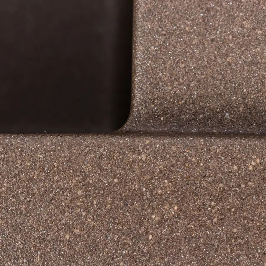 Гранитная мойка для кухни VALESO SOLID 7843 матовая Темная Скала