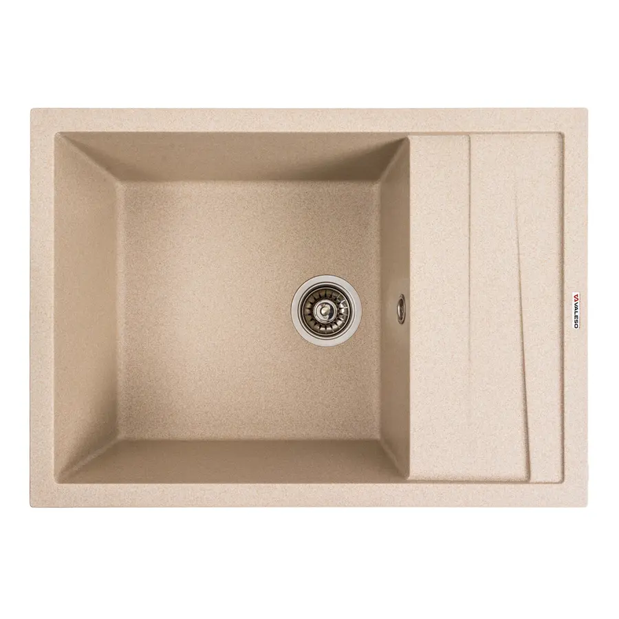 Гранитная мойка для кухни матовая 7050 CASCADA VALESO Сафари