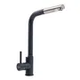 Q411B змішувач кухонний VALESO АНТРАЦИТ (з висувною лійкою)