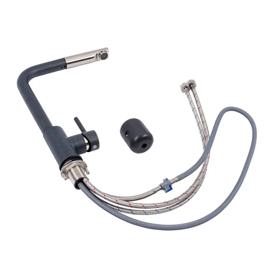 Q411B змішувач кухонний VALESO АНТРАЦИТ (з висувною лійкою)