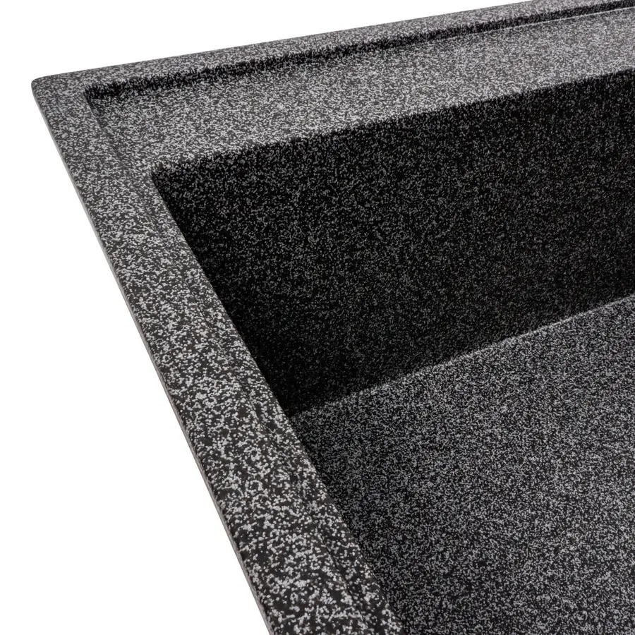 Гранітна мийка для кухні VALESO AZURIT 7950 матова Графіт