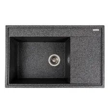 Гранітна мийка для кухні VALESO AZURIT 7950 матова Графіт