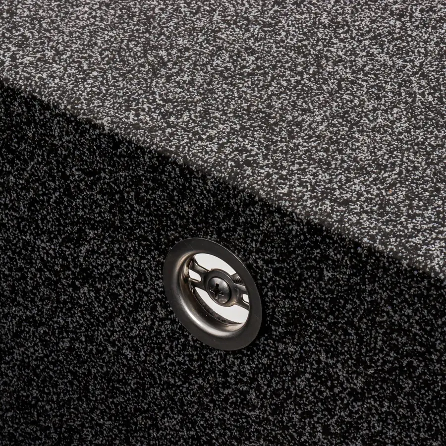 Гранітна мийка для кухні VALESO AZURIT 7950 матова Графіт