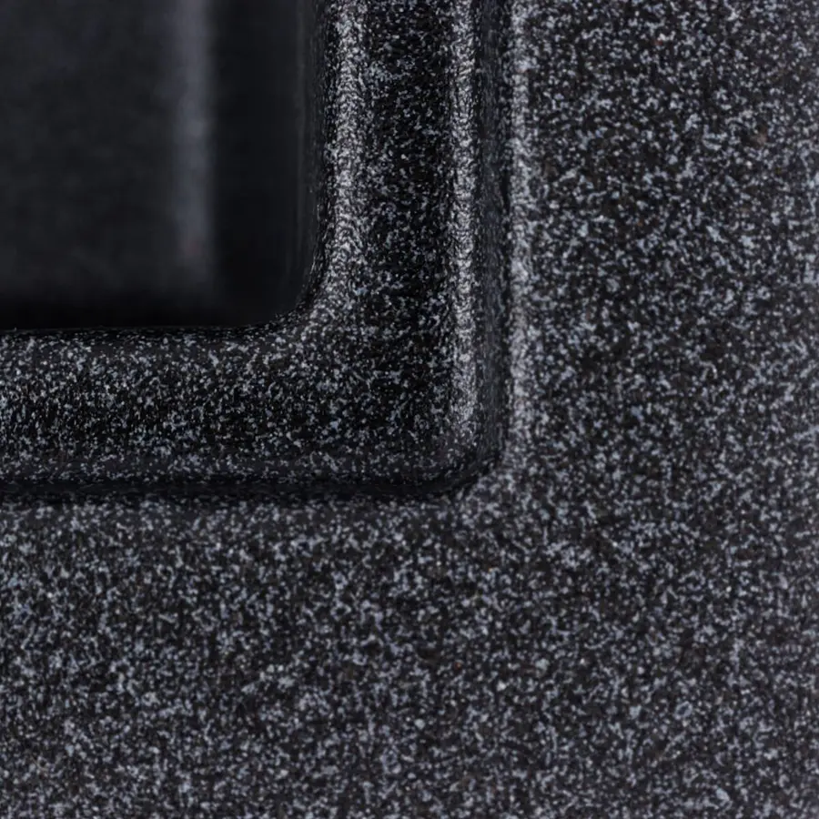 Гранитная мойка для кухни VALESO SHERLIT 6050 матовая Карбон