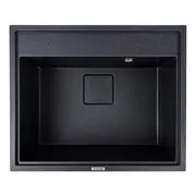 Гранитная мойка для кухни VALESO SHERLIT 6050 матовая Карбон