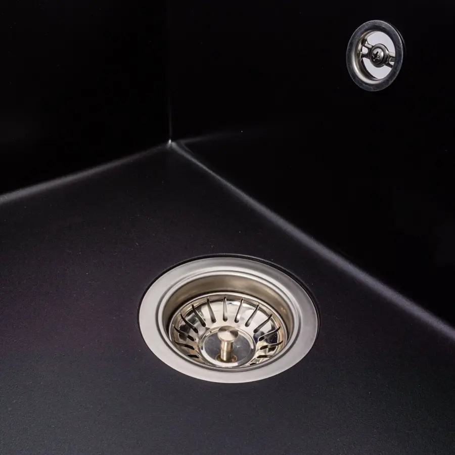 Гранітна мийка VALESO CRIPTA 6550 матова Чорна