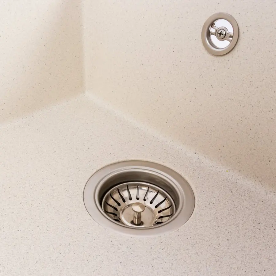 Гранітна мийка VALESO CRIPTA 6550 матова Біла в крапку