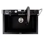 Гранитная мойка для кухни VALESO IRENA 6846 матовая Черная